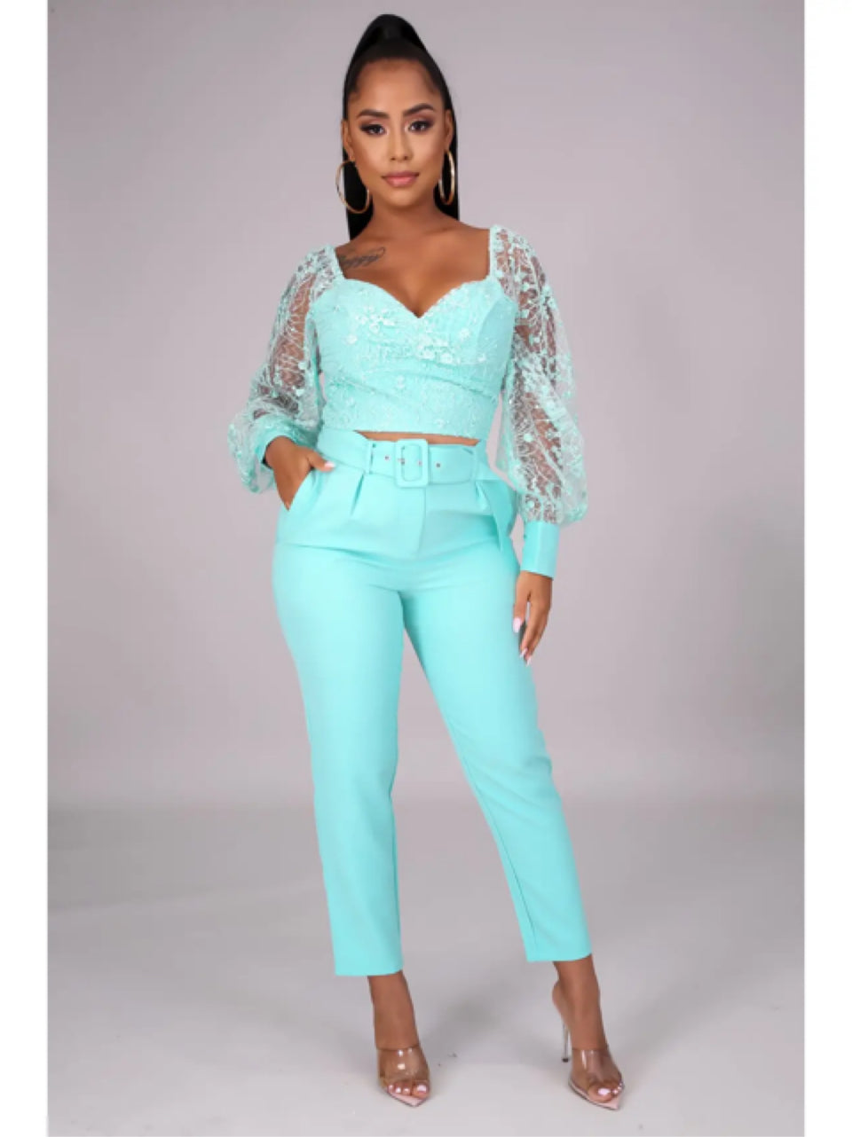 “Glamorous Life” 2pc Lace Set