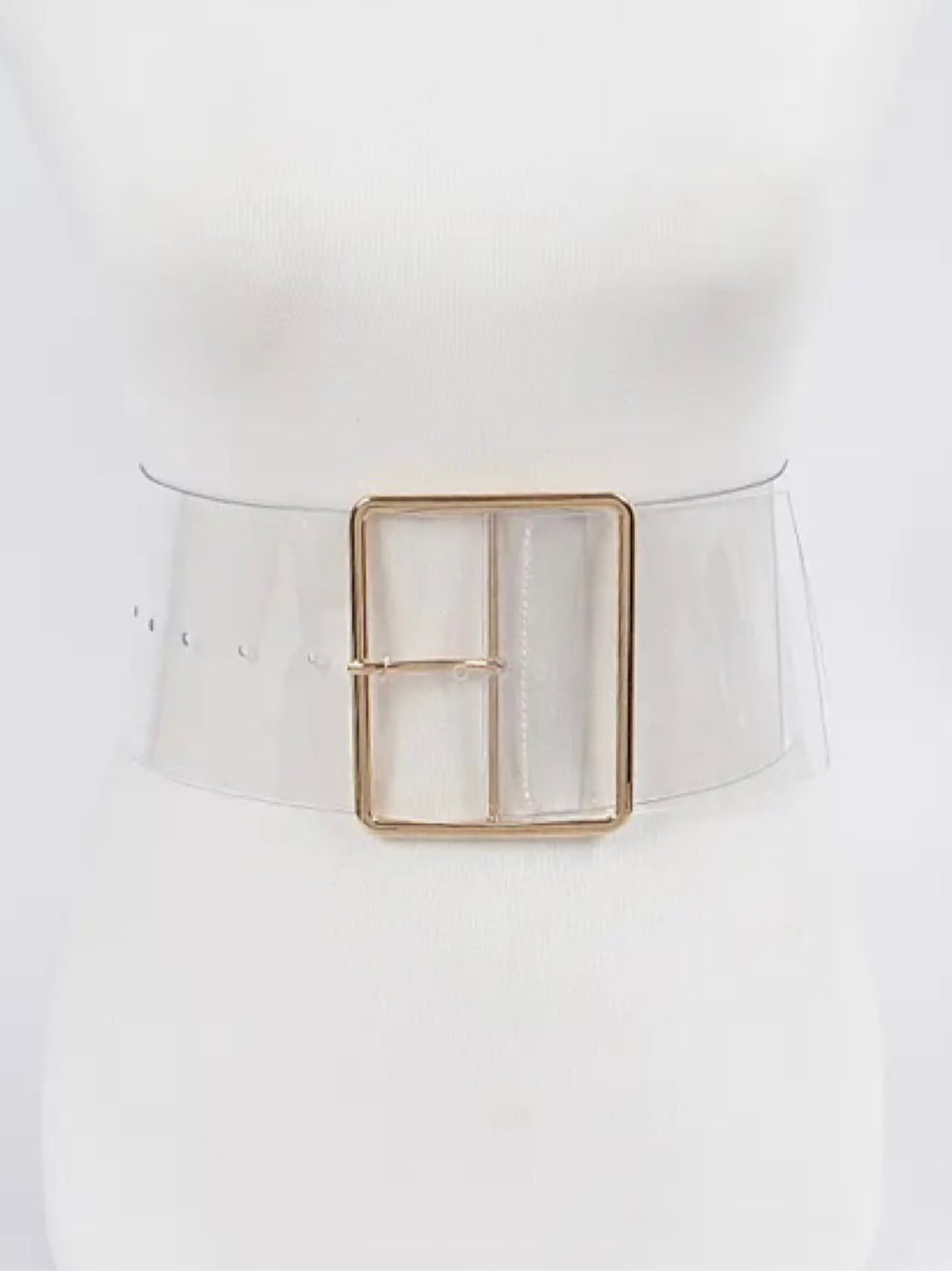 Wide Transparent Belt
