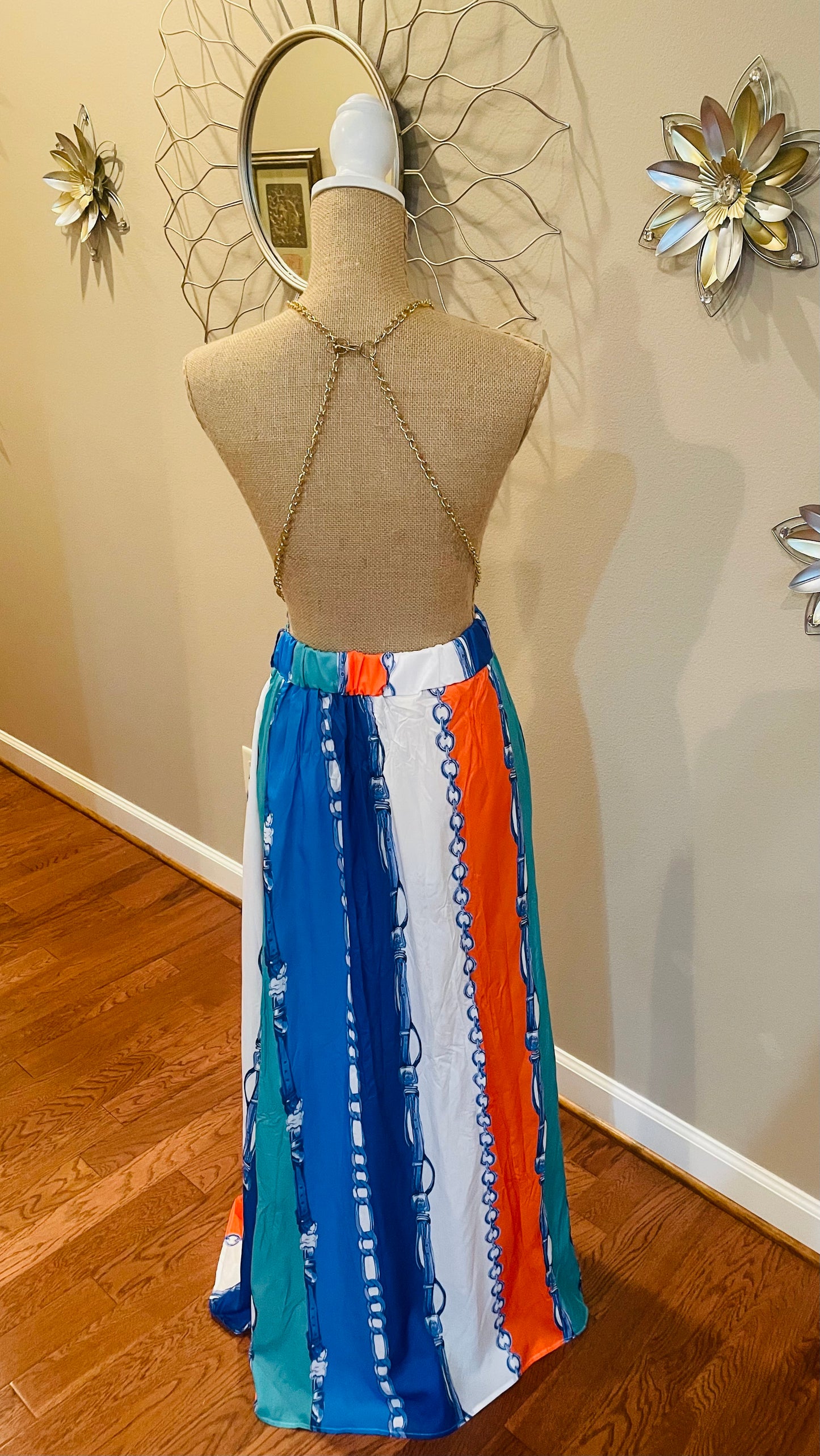 Slaycation Maxi Dress - Blue