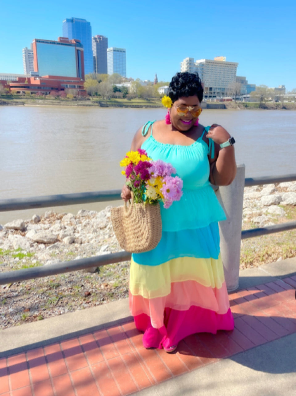 Spring Glow Maxi Dress
