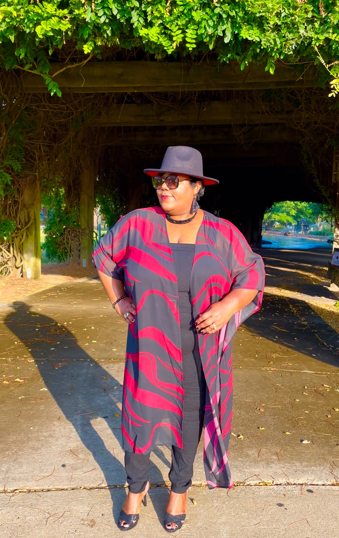 Classy Chic Kimono - Red