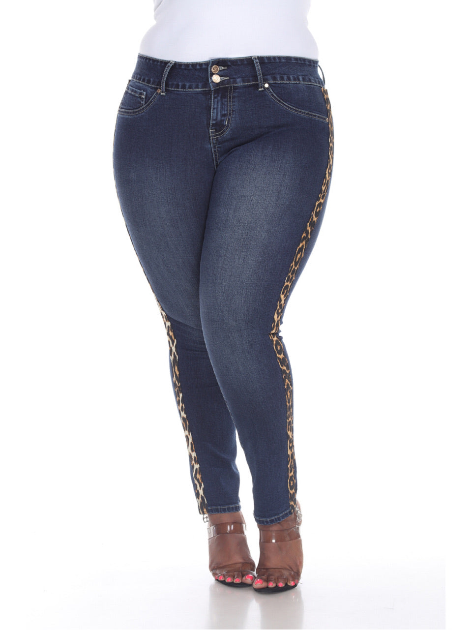 Ashanti Cheetah Jeans