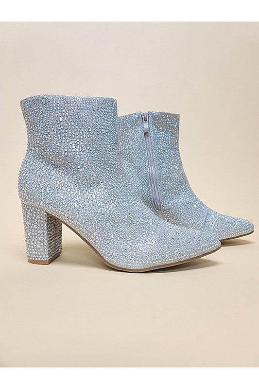 Rhinestone Casual Boots - DR-FL-ICEBERG-12