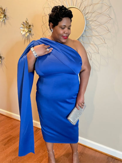 Woman of the Year Dress - Royal Blue