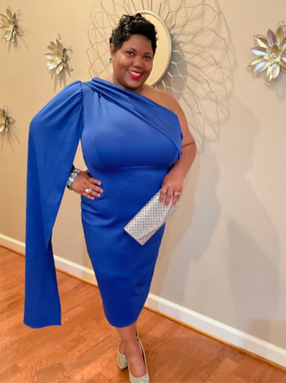 Woman of the Year Dress - Royal Blue