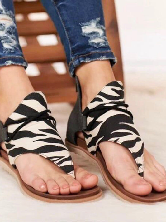 Zebra Print Sandal